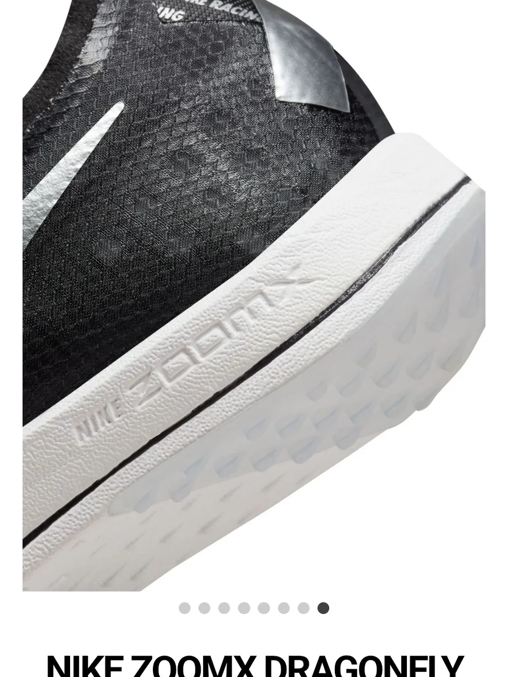 ** BNWOT** Nike ZoomX Dragonfly XC Spikes — Black/Silver Mens Sz 14